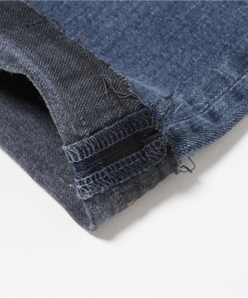 BEAMS（ビームス）の「BIG JOHN / ニードル カットオフ デニムパンツ（デニムパンツ・メンズ・ブラック/ブルー・30inch/32inch/28inch）」の13枚目の写真