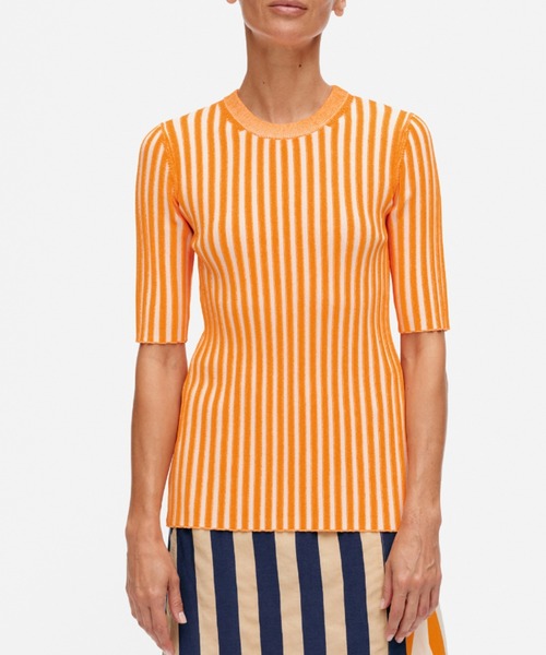 marimekko（マリメッコ）の「Merirosvo / Virtaama knitted top