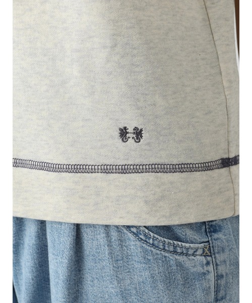 McGREGOR（マックレガー）の「裏毛ステッチ配色スウェット（Tシャツ/カットソー・レディース・グリーン系その他/レッド/サンドグレー・L/M）」の14枚目の写真