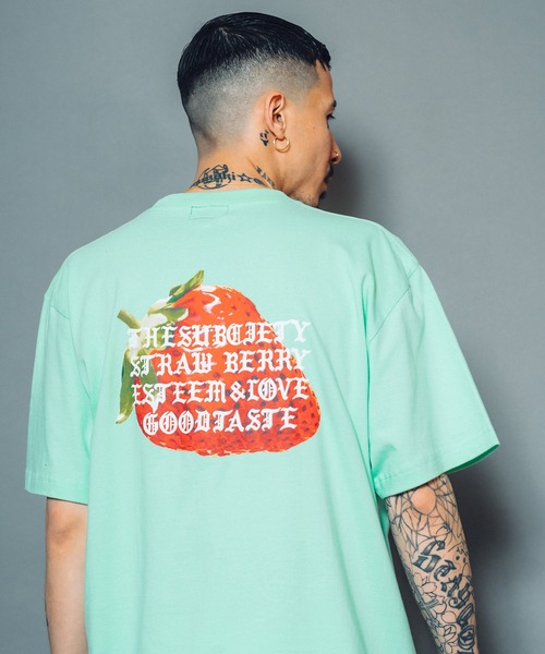 【セール】STRAWBERRY TEE（Tシャツ/カットソー）｜Subciety（サブサエティ） 5,500円