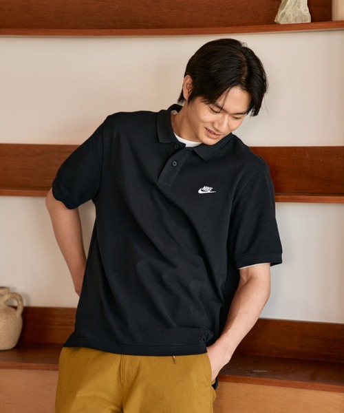 【けんぼう】URMKナイキクラブ　ポロシャツ　Tシャツ　ブラック/2XL けんぼう】URMKナイキクラブ ポロシャツ Tシャツ ブラック/2XL