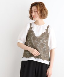 grove | ◆刺繍ビスチェ×ブラウスSET(その他トップス)
