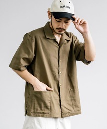 KRIFF MAYER クリフメイヤー BUGPROOF防蚊メッシュオープンカラーシャツ 2345115