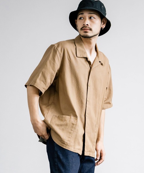 KRIFF MAYER(クリフメイヤー)の「KRIFF MAYER クリフメイヤー BUGPROOF防蚊メッシュオープンカラーシャツ 2345115(シャツ/ブラウス・メンズ・ベージュ/マルチ/ブラウン/オリーブ/チャコールグレー・L/XL/M)」の11枚目の写真