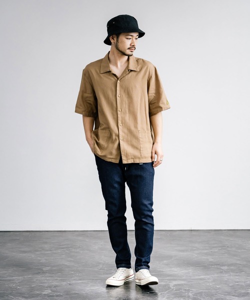 KRIFF MAYER(クリフメイヤー)の「KRIFF MAYER クリフメイヤー BUGPROOF防蚊メッシュオープンカラーシャツ 2345115(シャツ/ブラウス・メンズ・ベージュ/マルチ/ブラウン/オリーブ/チャコールグレー・L/XL/M)」の12枚目の写真