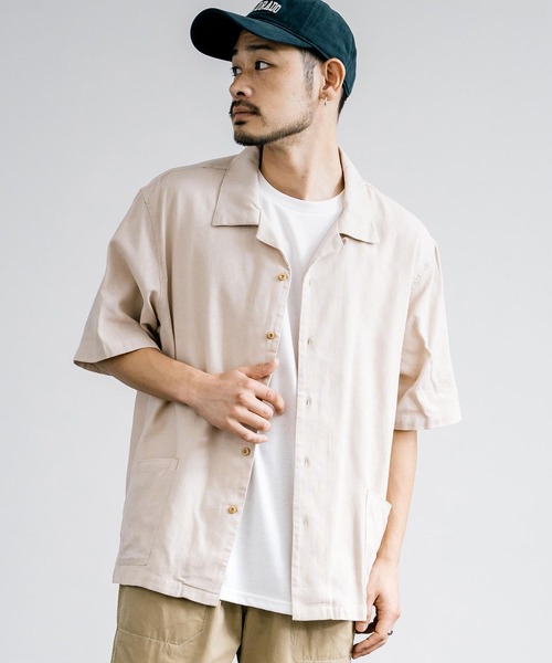 KRIFF MAYER(クリフメイヤー)の「KRIFF MAYER クリフメイヤー BUGPROOF防蚊メッシュオープンカラーシャツ 2345115(シャツ/ブラウス・メンズ・ベージュ/マルチ/ブラウン/オリーブ/チャコールグレー・L/XL/M)」の14枚目の写真