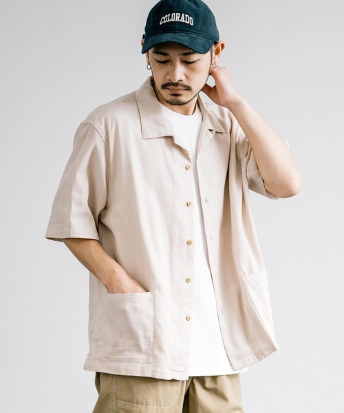 KRIFF MAYER(クリフメイヤー)の「KRIFF MAYER クリフメイヤー BUGPROOF防蚊メッシュオープンカラーシャツ 2345115(シャツ/ブラウス・メンズ・ベージュ/マルチ/ブラウン/オリーブ/チャコールグレー・L/XL/M)」の15枚目の写真