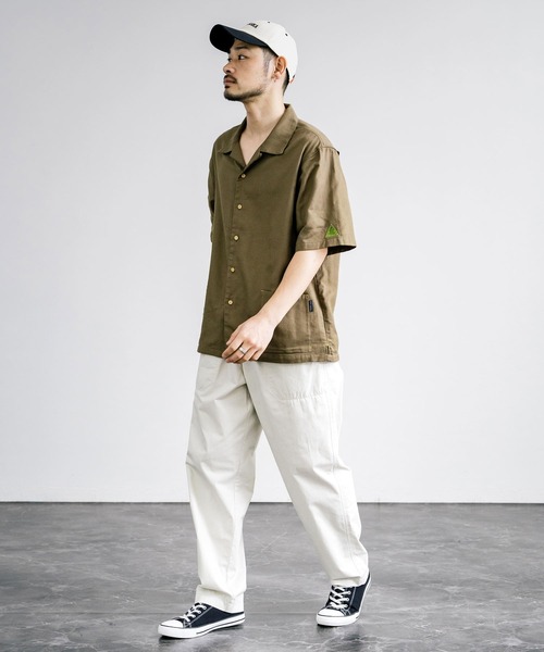 KRIFF MAYER(クリフメイヤー)の「KRIFF MAYER クリフメイヤー BUGPROOF防蚊メッシュオープンカラーシャツ 2345115(シャツ/ブラウス・メンズ・ベージュ/マルチ/ブラウン/オリーブ/チャコールグレー・L/XL/M)」の20枚目の写真