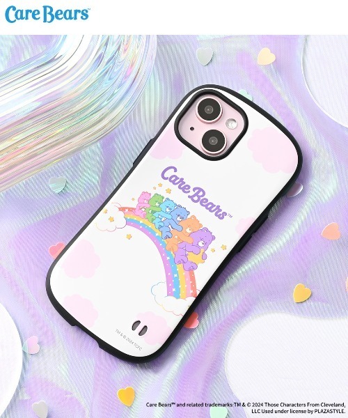︎新品︎iface【iphone15用】 くすみブルー／ケアベア : iFace First Class ケアベア iPhone 15 ケース (くすみ