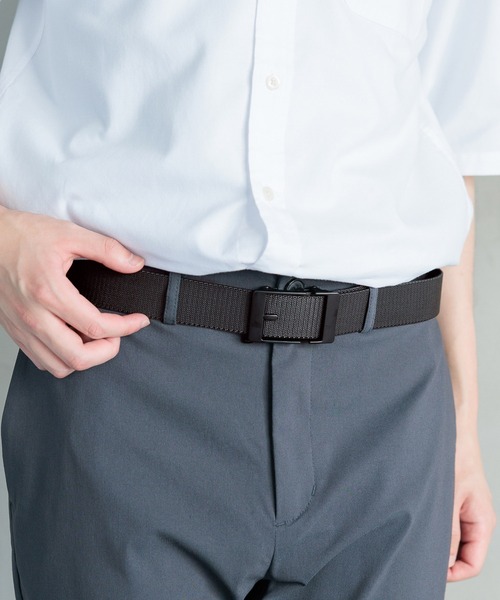 GLOBAL WORK（グローバルワーク）の「伸びるゴムキーリットベルト/117557（ベルト・メンズ・グリーン/ブラック・FREE）」の2枚目の写真