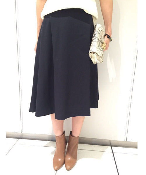 GALLARDAGALANTE（ガリャルダガランテ）の「アシメフレアスカート（スカート・レディース・グレー/ネイビー・0/1）」の2枚目の写真