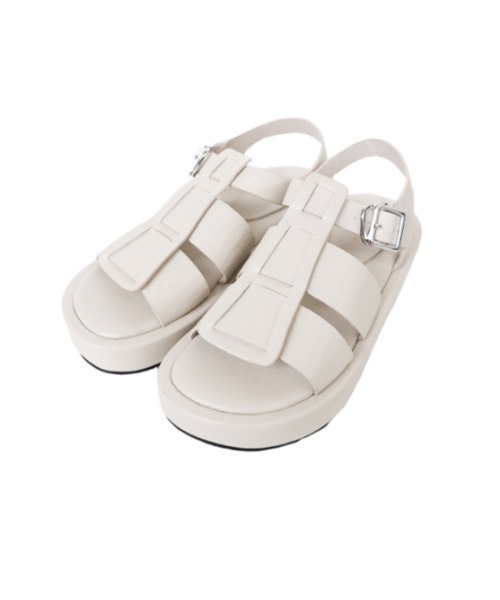 AMAIL（アマイル）の「Black tea platform sandal（サンダル