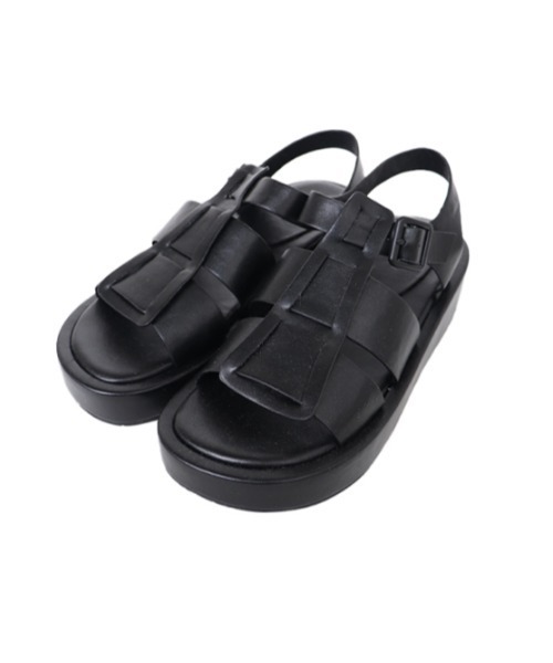 AMAIL(アマイル)の「Black tea platform sandal(サンダル・レディース・アイボリー/ブラック・S/M/L)」の15枚目の写真