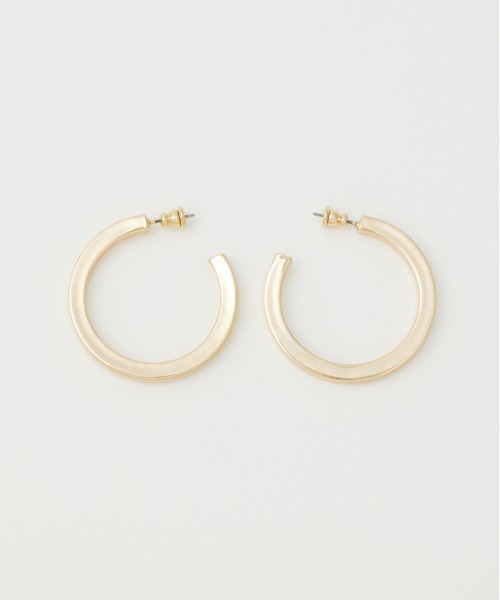 SLY（スライ）の「SQUARE HOOP P/EARRING スクエア フープ ピアス（ピアス（両耳用）・レディース・ゴールド/シルバー・FREE）」の9枚目の写真
