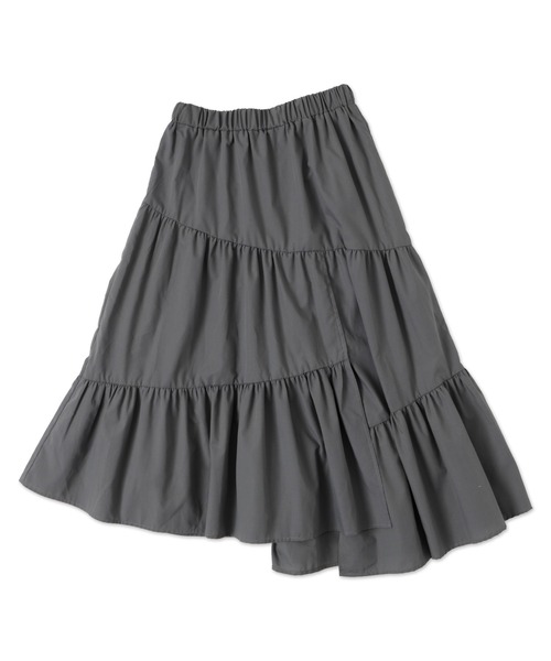 WEGO（ウィゴー）の「WEGO/ランダムフリルロングスカート（スカート・レディース・ブラック/グレー・FREE）」の18枚目の写真