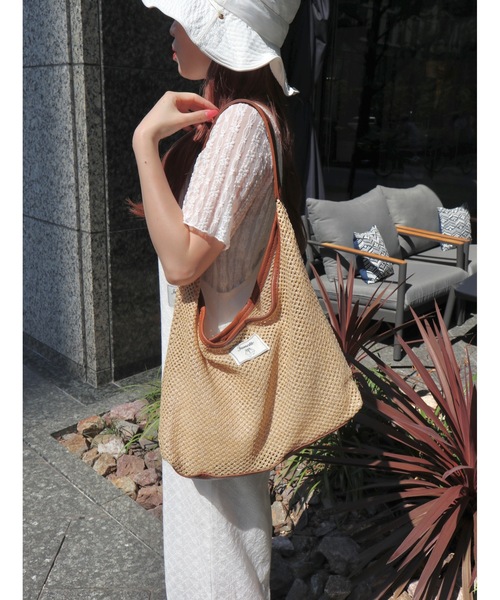 JUMELLE（ジュメロ）の「straw single tote（トートバッグ・レディース・ベージュ・FREE）」の18枚目の写真