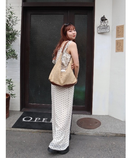 JUMELLE（ジュメロ）の「straw single tote（トートバッグ・レディース・ベージュ・FREE）」の20枚目の写真