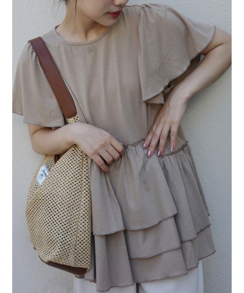 JUMELLE（ジュメロ）の「straw single tote（トートバッグ・レディース・ベージュ・FREE）」の9枚目の写真