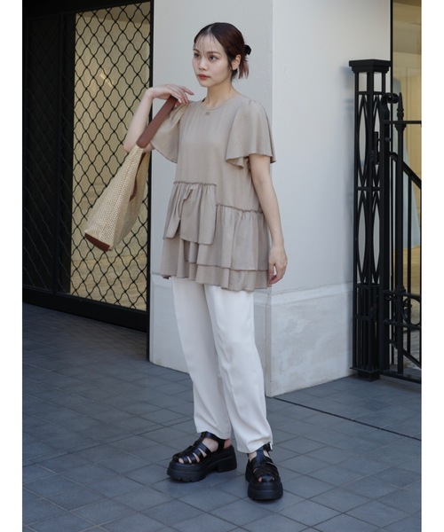 JUMELLE（ジュメロ）の「straw single tote（トートバッグ・レディース・ベージュ・FREE）」の10枚目の写真