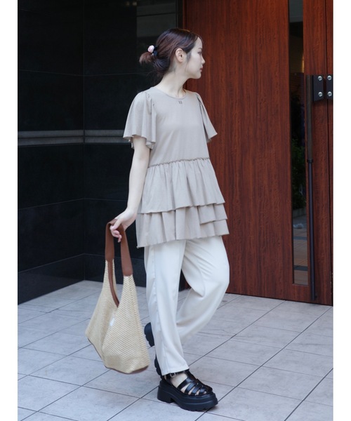 JUMELLE（ジュメロ）の「straw single tote（トートバッグ・レディース・ベージュ・FREE）」の12枚目の写真