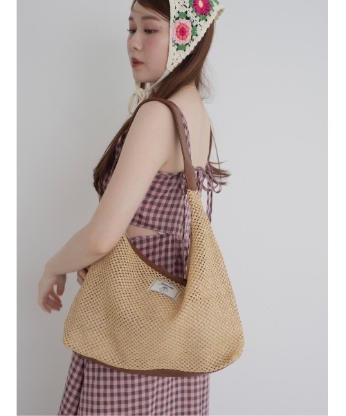 JUMELLE（ジュメロ）の「straw single tote（トートバッグ・レディース・ベージュ・FREE）」の7枚目の写真