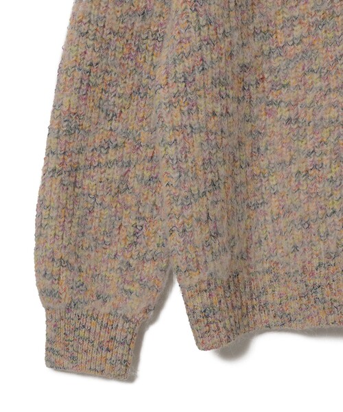 BEAMS（ビームス）の「5ゲージ シャギー クルーネック ニット（ニット/セーター・メンズ・ブルー/ナチュラル/オリーブ・L/M/S/XL）」の11枚目の写真