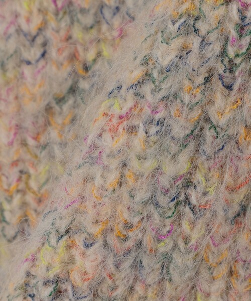 BEAMS（ビームス）の「5ゲージ シャギー クルーネック ニット（ニット/セーター・メンズ・ブルー/ナチュラル/オリーブ・L/M/S/XL）」の10枚目の写真