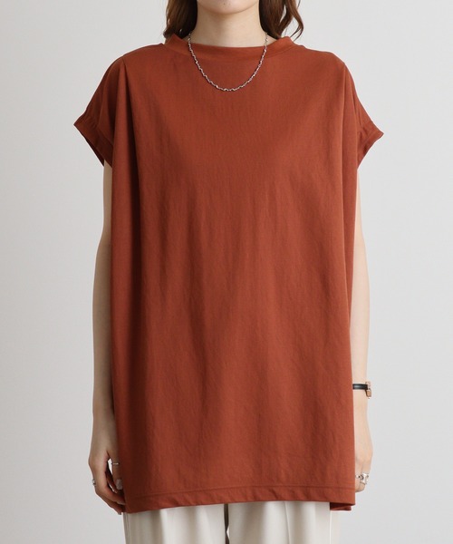 hunch(ハンチ)の「hunch ショルダータックプルオーバー(Tシャツ/カットソー・レディース・ブラック/ホワイト/テラコッタ・FREE)」の19枚目の写真