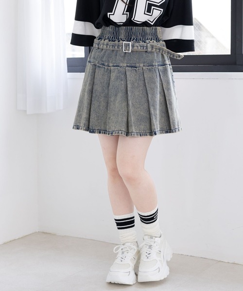repipi armario（レピピ アルマリオ）の「デニムプリーツ