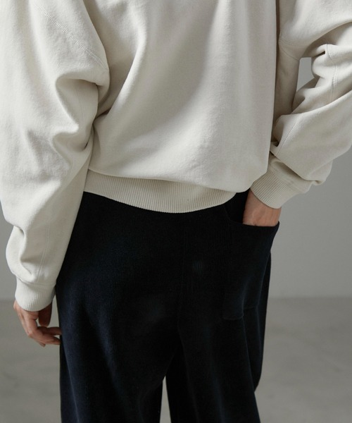 SALON adam et rope'（サロン アダム エ ロペ）の「エンブロイダリースウェットパンツ-CreamyCotton /クリーミーコットン-（その他パンツ・レディース・ブラック/ベージュ/オフホワイト・FREE）」の12枚目の写真