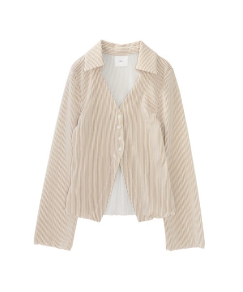 AMAIL（アマイル）の「Decorate collar shirt（シャツ/ブラウス・レディース・ベージュ/ブラウン・FREE）」の7枚目の写真