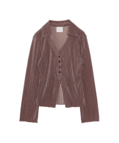 AMAIL（アマイル）の「Decorate collar shirt（シャツ/ブラウス・レディース・ベージュ/ブラウン・FREE）」の6枚目の写真