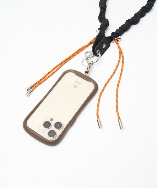 Beau're（ヴュレ）の「【BEAURE/ヴュレ】ナイロンギャザーモバイルストラップ（スマホグッズ・レディース・アイボリー/ブラック/ライトグレー・フリー）」の8枚目の写真