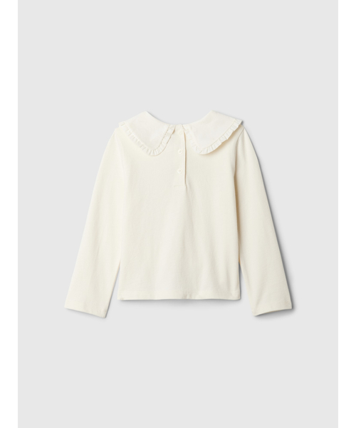 GAP(ギャップ)の「babyGap ラッフルフリル カラーTシャツ(Tシャツ/カットソー・キッズ・ベージュ/ネイビー/ピンク/オフホワイト/アイボリー/グレー・105cm/100cm/110cm/80cm/90cm/95cm)」の15枚目の写真