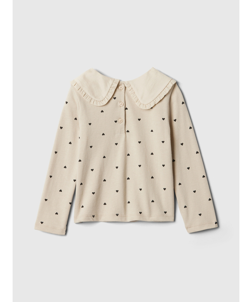 GAP(ギャップ)の「babyGap ラッフルフリル カラーTシャツ(Tシャツ/カットソー・キッズ・ベージュ/ネイビー/ピンク/オフホワイト/アイボリー/グレー・105cm/100cm/110cm/80cm/90cm/95cm)」の7枚目の写真