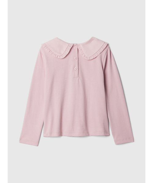 GAP(ギャップ)の「babyGap ラッフルフリル カラーTシャツ(Tシャツ/カットソー・キッズ・ベージュ/ネイビー/ピンク/オフホワイト/アイボリー/グレー・105cm/100cm/110cm/80cm/90cm/95cm)」の10枚目の写真