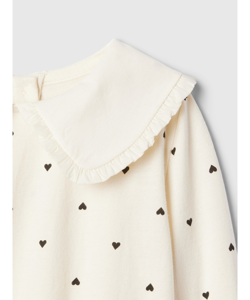 GAP(ギャップ)の「babyGap ラッフルフリル カラーTシャツ(Tシャツ/カットソー・キッズ・ベージュ/ネイビー/ピンク/オフホワイト/アイボリー/グレー・105cm/100cm/110cm/80cm/90cm/95cm)」の12枚目の写真