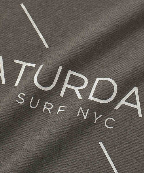 Saturdays NYC（サタデーズ ニューヨークシティ ）の「Pigment Dyed Surf SS Tee（Tシャツ/カットソー・メンズ・オフホワイト/スミクロ/オレンジ・L/M/S/XL/X-SMALL）」の8枚目の写真