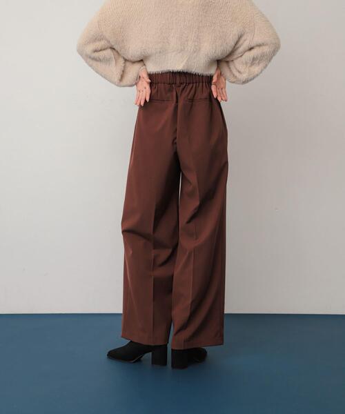 SENSE OF PLACE by URBAN RESEARCH(センスオブプレイスバイアーバンリサーチ)の「『一部WEB限定カラー』『TALLサイズ/WEB限定』ワイドイージーパンツ(その他パンツ・レディース・グレー/ブラック/ベージュ/ブラウン・SMALL/MEDIUM/X-SMALL/LARGE/TALL)」の7枚目の写真