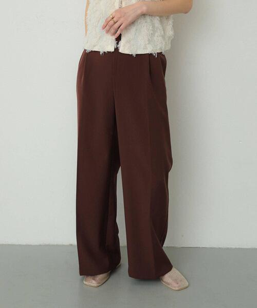 SENSE OF PLACE by URBAN RESEARCH(センスオブプレイスバイアーバンリサーチ)の「『一部WEB限定カラー』『TALLサイズ/WEB限定』ワイドイージーパンツ(その他パンツ・レディース・グレー/ブラック/ベージュ/ブラウン・SMALL/MEDIUM/X-SMALL/LARGE/TALL)」の9枚目の写真