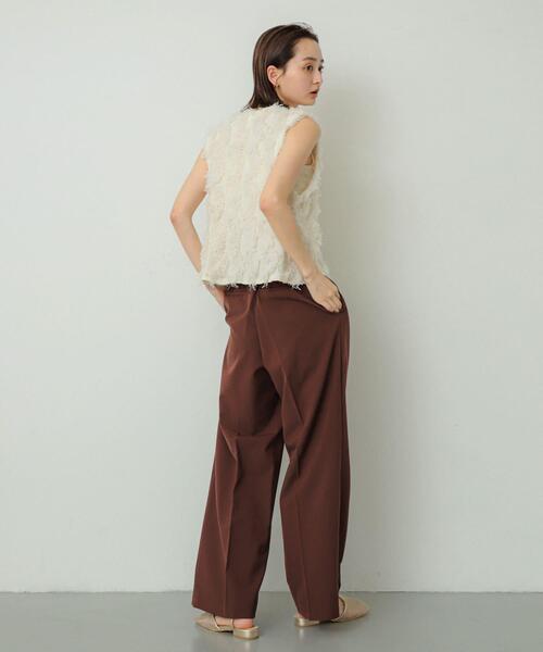 SENSE OF PLACE by URBAN RESEARCH(センスオブプレイスバイアーバンリサーチ)の「『一部WEB限定カラー』『TALLサイズ/WEB限定』ワイドイージーパンツ(その他パンツ・レディース・グレー/ブラック/ベージュ/ブラウン・SMALL/MEDIUM/X-SMALL/LARGE/TALL)」の13枚目の写真