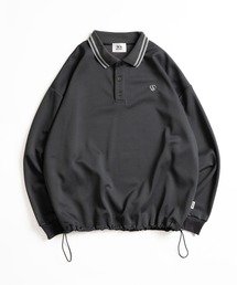 MOSS STITCH LONG POLO SHIRT / 鹿の子ロングポロシャツ