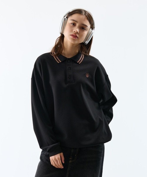 MOSS STITCH LONG POLO SHIRT / 鹿の子ロングポロシャツ（ポロシャツ