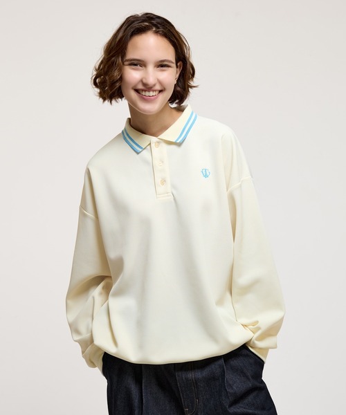 MOSS STITCH LONG POLO SHIRT / 鹿の子ロングポロシャツ（ポロシャツ