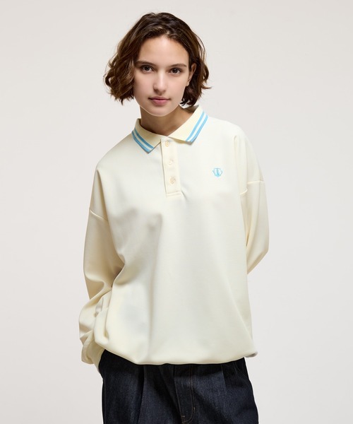 MOSS STITCH LONG POLO SHIRT / 鹿の子ロングポロシャツ（ポロシャツ