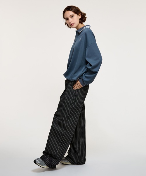 MOSS STITCH LONG POLO SHIRT / 鹿の子ロングポロシャツ（ポロシャツ