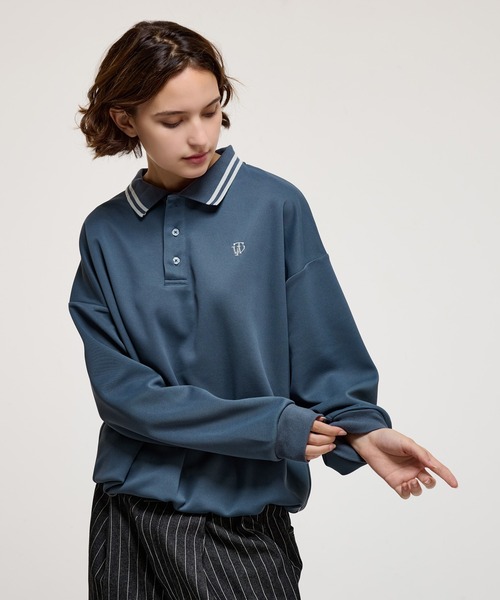 MOSS STITCH LONG POLO SHIRT / 鹿の子ロングポロシャツ（ポロシャツ