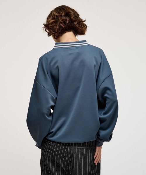 MOSS STITCH LONG POLO SHIRT / 鹿の子ロングポロシャツ（ポロシャツ