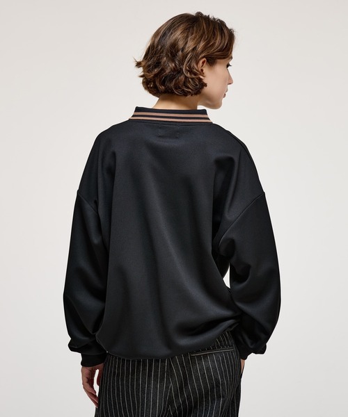 MOSS STITCH LONG POLO SHIRT / 鹿の子ロングポロシャツ