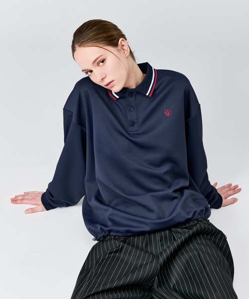 MOSS STITCH LONG POLO SHIRT / 鹿の子ロングポロシャツ（ポロシャツ